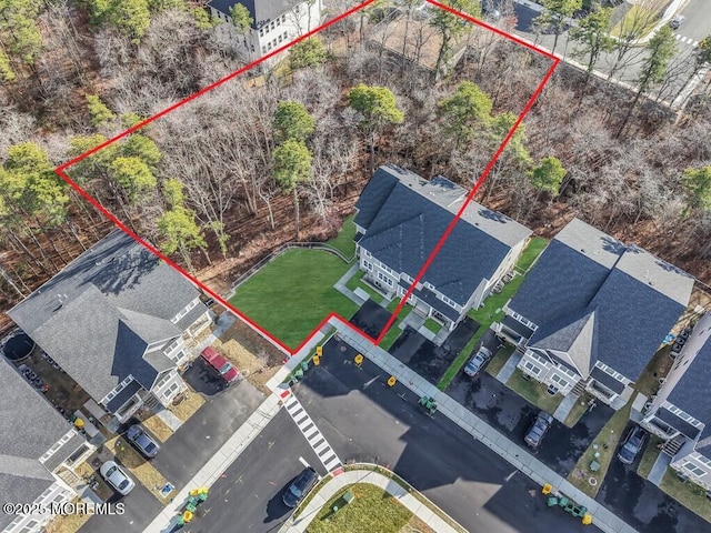 24 Golders Green Rd, Lakewood, NJ 08701 - aerial view of property's location featuring property parcel outlined