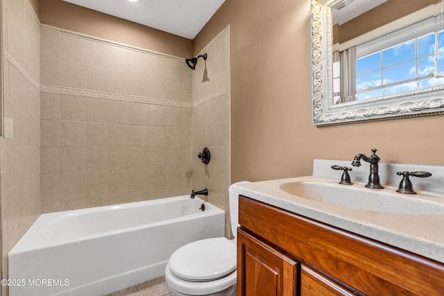 11 S Point Ct, Toms River, NJ 08757 - full bath featuring toilet, shower / bath combination, and vanity