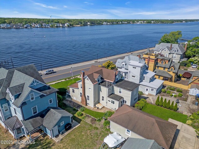 58 River Ave, Island Heights, NJ 08732 - aerial perspective of suburban area featuring a large body of water