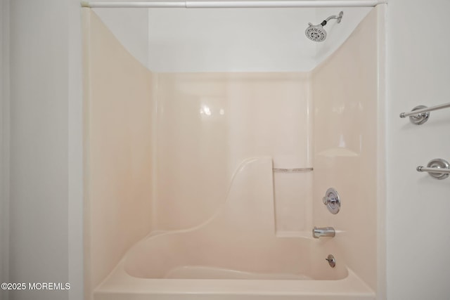full bathroom featuring tub / shower combination