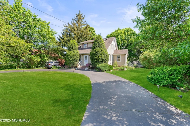 329 Hollywood Ave, Long Branch, NJ 07740 - view of front of property with a front lawn and driveway