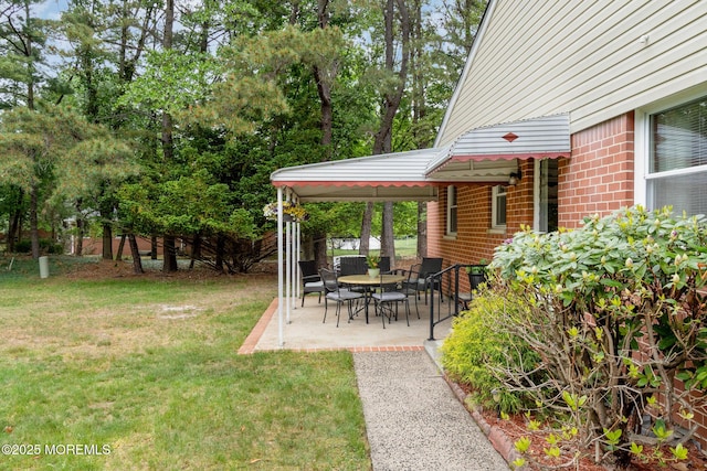 2A Jackson Ct, Whiting, NJ 08759 - view of green lawn featuring a patio area
