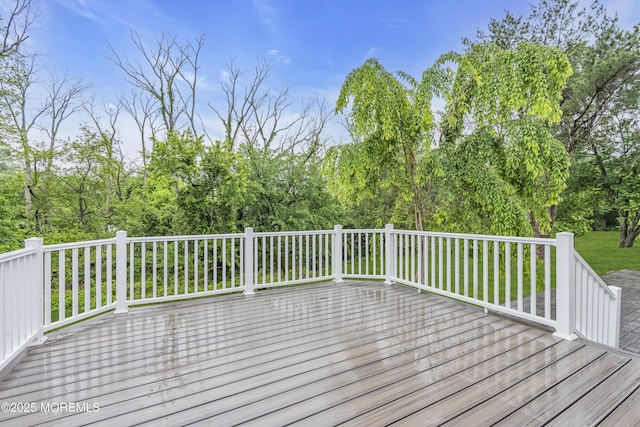 92 Sargent Rd, Freehold, NJ 07728 - view of wooden terrace