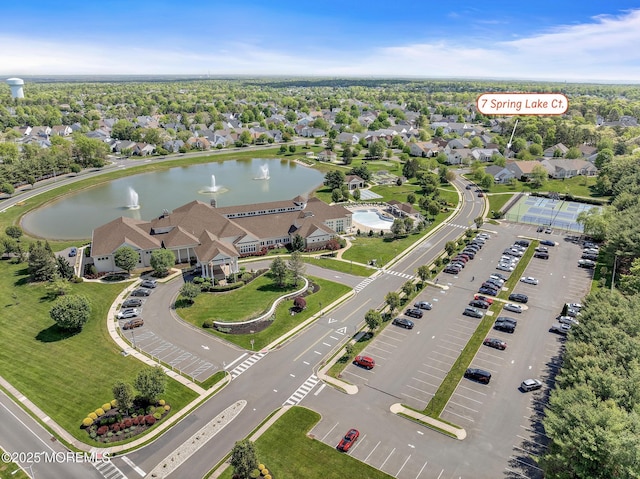 7 Spring Lake Ct, Barnegat, NJ 08005 - aerial view of residential area featuring a nearby body of water