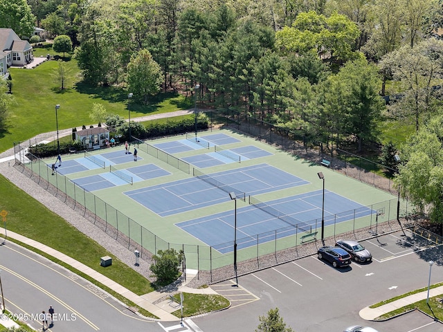 7 Spring Lake Ct, Barnegat, NJ 08005 - view of tennis court featuring fence