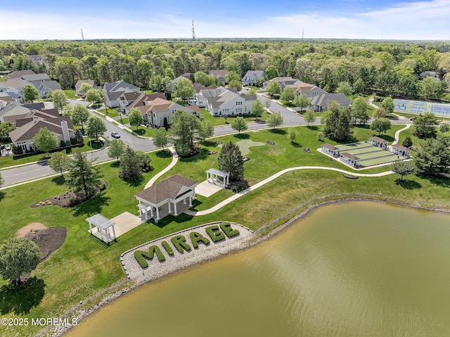 7 Spring Lake Ct, Barnegat, NJ 08005 - aerial perspective of suburban area with a large body of water