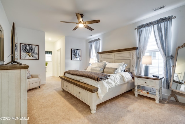22 Keeneland Rd, New Egypt, NJ 08533 - bedroom featuring light colored carpet and ceiling fan