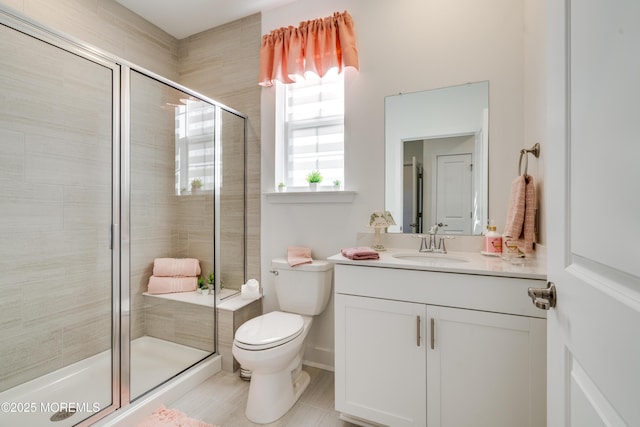 22 Keeneland Rd, New Egypt, NJ 08533 - full bath featuring a stall shower, toilet, and vanity