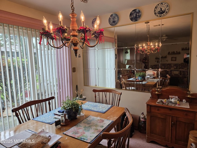 439D Chesterfield Ct, Manchester, NJ 08759 - dining room featuring a chandelier