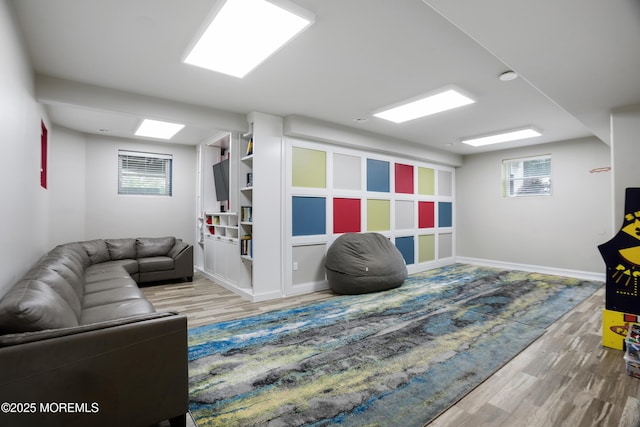 821 Woodland Dr, Lakewood, NJ 08701 - living area with wood finished floors and baseboards