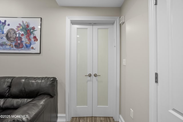 821 Woodland Dr, Lakewood, NJ 08701 - sitting room featuring wood finished floors and baseboards