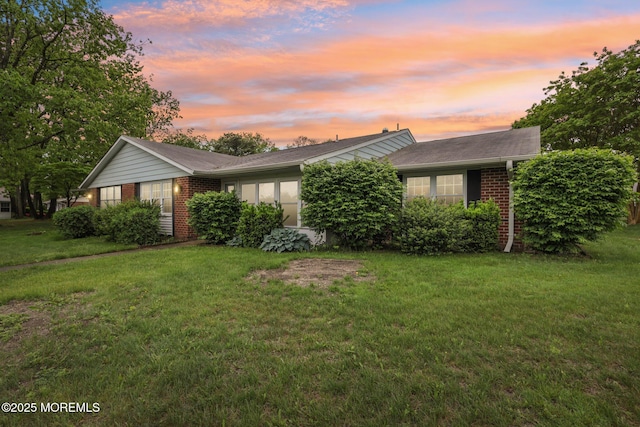 1164B Argyll Cir, Lakewood, NJ 08701 - ranch-style home with brick siding and a front yard