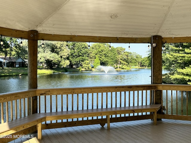 1164B Argyll Cir, Lakewood, NJ 08701 - dock area with a water view