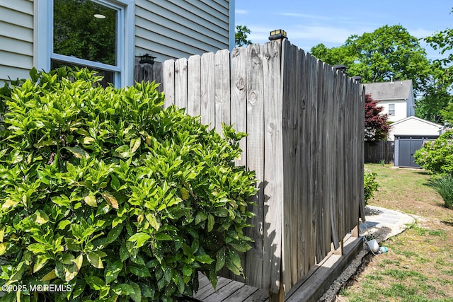 exterior view of fence
