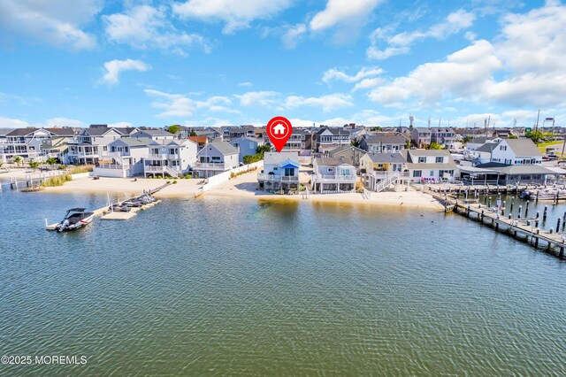 433 Bayside Ter Unit 1, Seaside Heights, NJ 08751 - water view with nearby suburban area