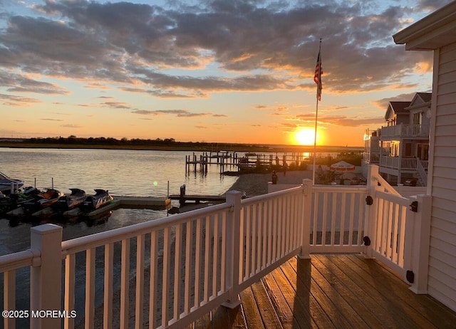 433 Bayside Ter Unit 1, Seaside Heights, NJ 08751 - dock featuring a water view