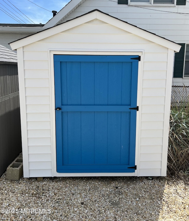 433 Bayside Ter Unit 1, Seaside Heights, NJ 08751 - view of shed with fence