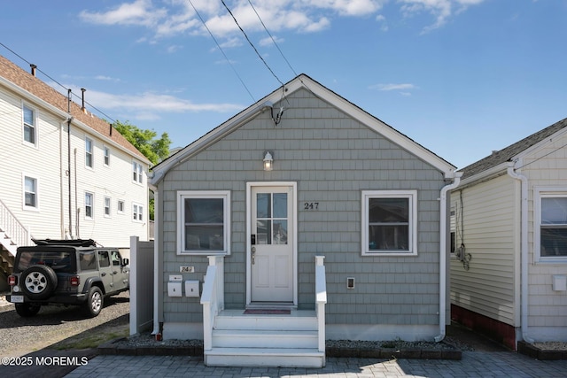 view of rear view of property