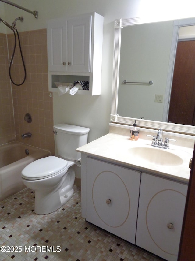 10A Molly Pitcher Blvd, Whiting, NJ 08759 - full bath featuring toilet, vanity, and bathtub / shower combination