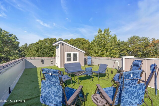 401 Overlook Dr, Neptune Township, NJ 07753 - view of yard with an outdoor structure