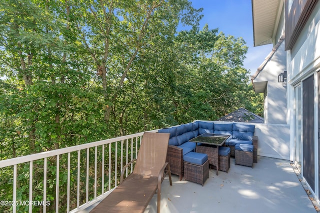 401 Overlook Dr, Neptune Township, NJ 07753 - balcony with outdoor lounge area