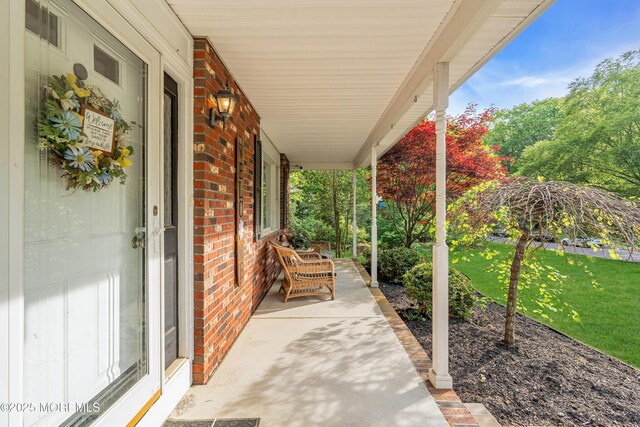 6 Blanche Dr, New Egypt, NJ 08533 - view of patio with covered porch