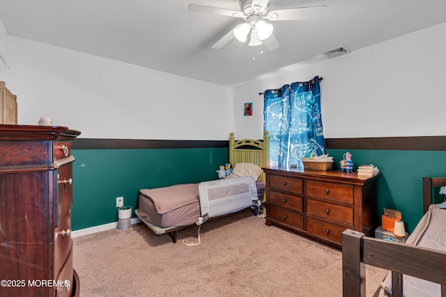 6 Blanche Dr, New Egypt, NJ 08533 - carpeted bedroom with a ceiling fan
