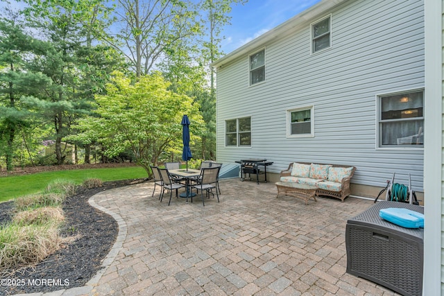 6 Blanche Dr, New Egypt, NJ 08533 - view of patio / terrace featuring outdoor dining space and outdoor lounge area