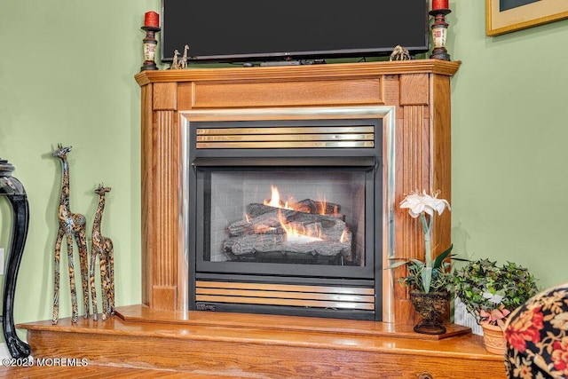 251 Genes Dr, Toms River, NJ 08753 - detailed view of a warm lit fireplace