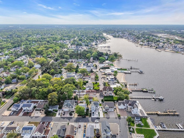 251 Genes Dr, Toms River, NJ 08753 - aerial perspective of suburban area featuring a large body of water
