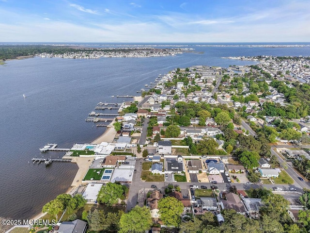 251 Genes Dr, Toms River, NJ 08753 - aerial overview of property's location featuring a large body of water and nearby suburban area