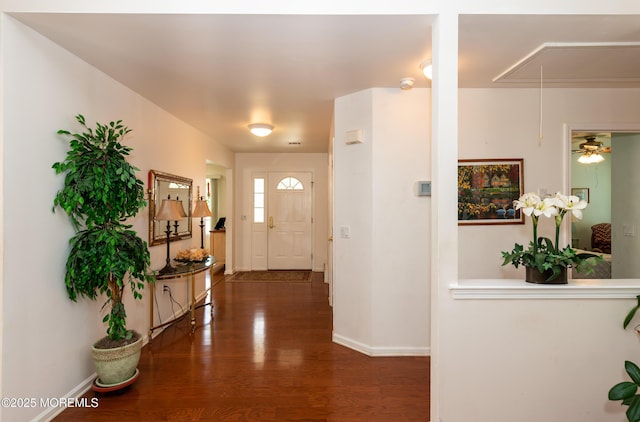 102 Clear Lake Rd, Whiting, NJ 08759 - foyer with wood finished floors and baseboards