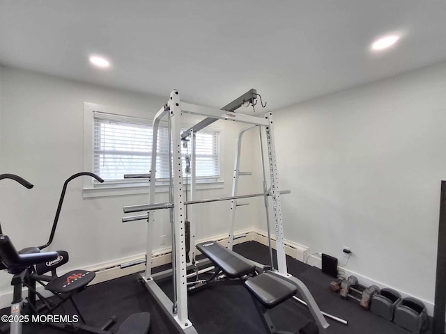 22 Macedulski Ter, South Amboy, NJ 08879 - exercise room featuring recessed lighting