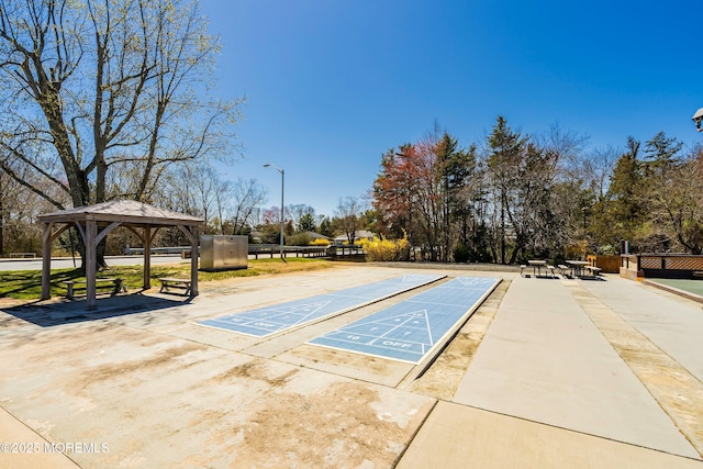23 Marathon St, Toms River, NJ 08757 - view of home's community with a gazebo and shuffleboard