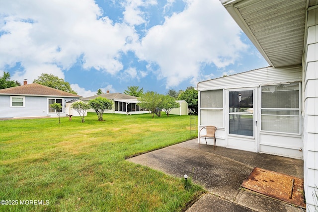 23 Marathon St, Toms River, NJ 08757 - view of green lawn featuring a patio area