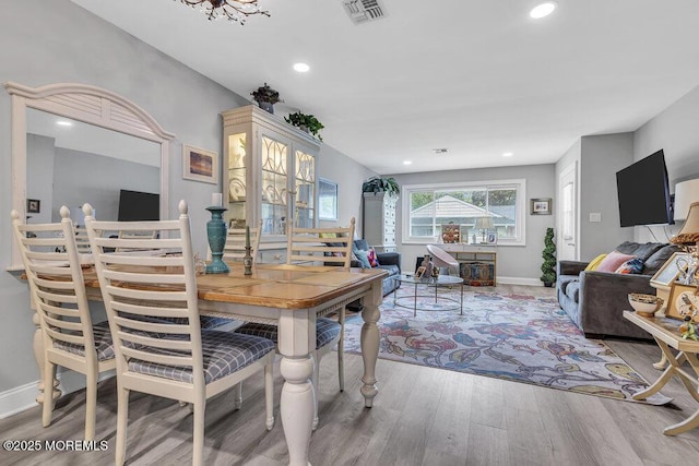 40 Mallard St Unit B, Manchester, NJ 08759 - dining area with wood finished floors, baseboards, and recessed lighting