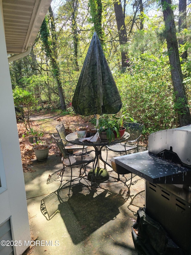 1207A Thornbury Ln Unit A, Manchester, NJ 08759 - view of patio with outdoor dining space and exterior kitchen