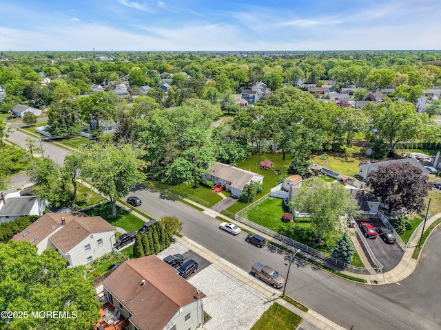 aerial perspective of suburban area