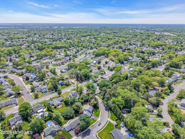 aerial view of property's location
