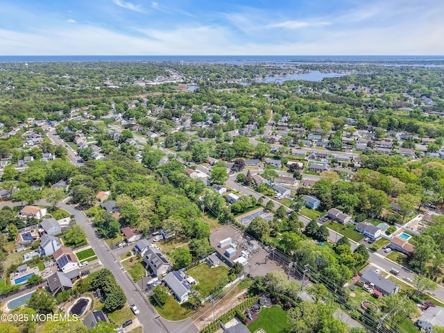 aerial view of property's location