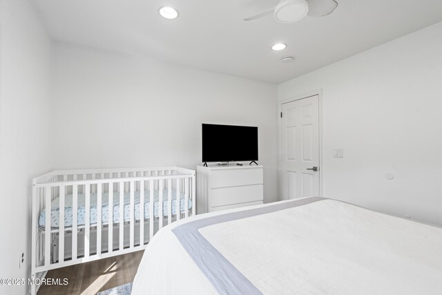 16 Bridle Dr, West Long Branch, NJ 07764 - bedroom featuring wood finished floors and recessed lighting