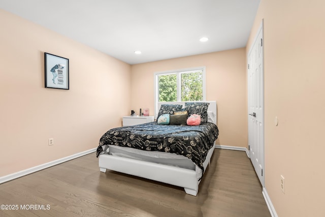16 Bridle Dr, West Long Branch, NJ 07764 - bedroom featuring wood finished floors, baseboards, and recessed lighting