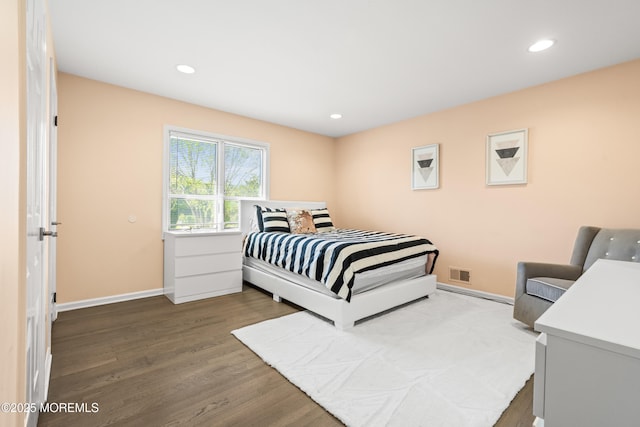 16 Bridle Dr, West Long Branch, NJ 07764 - bedroom with wood finished floors, recessed lighting, and baseboards
