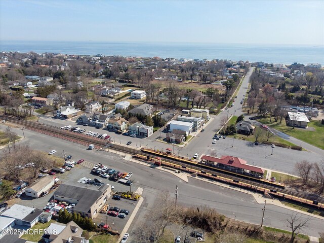 6 Tower Rd, Long Branch, NJ 07740 - aerial view of property and surrounding area with a large body of water