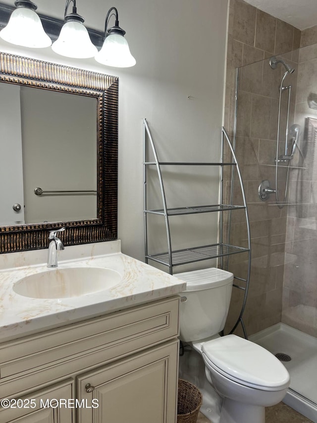 1 Channel Dr Unit 1203, Monmouth Beach, NJ 07750 - full bath with a tile shower, toilet, and vanity