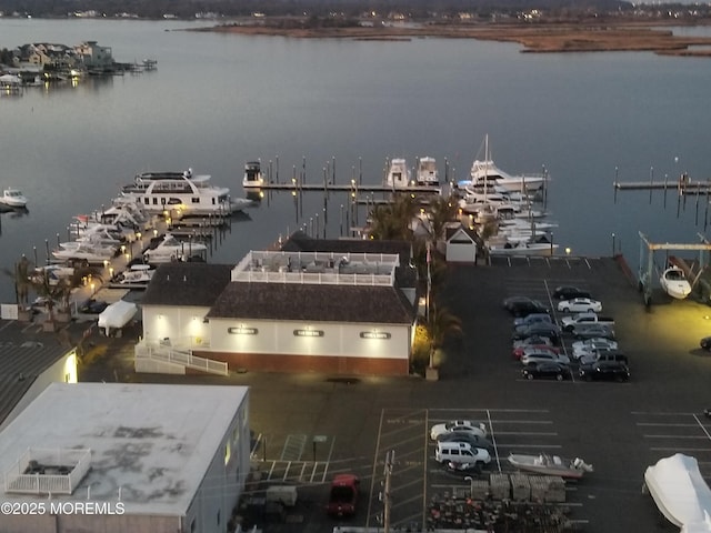 1 Channel Dr Unit 1203, Monmouth Beach, NJ 07750 - bird's eye view of a nearby body of water and numerous boat docks