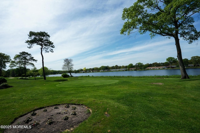 30F Cambridge Ct, Lakewood, NJ 08701 - view of community with a water view, a yard, and view of golf course