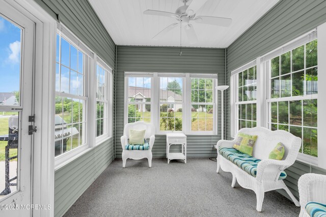 4 Saxony Cir, Manchester, NJ 08759 - sunroom featuring a ceiling fan and healthy amount of natural light