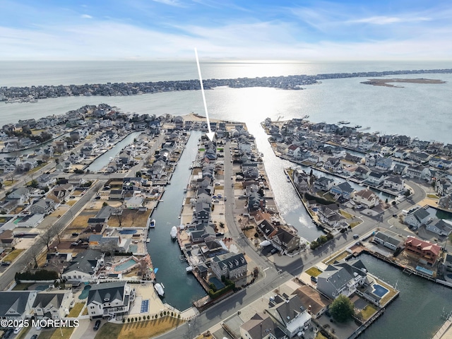 1709 Certainty Dr, Point Pleasant, NJ 08742 - aerial overview of property's location featuring a large body of water and nearby suburban area