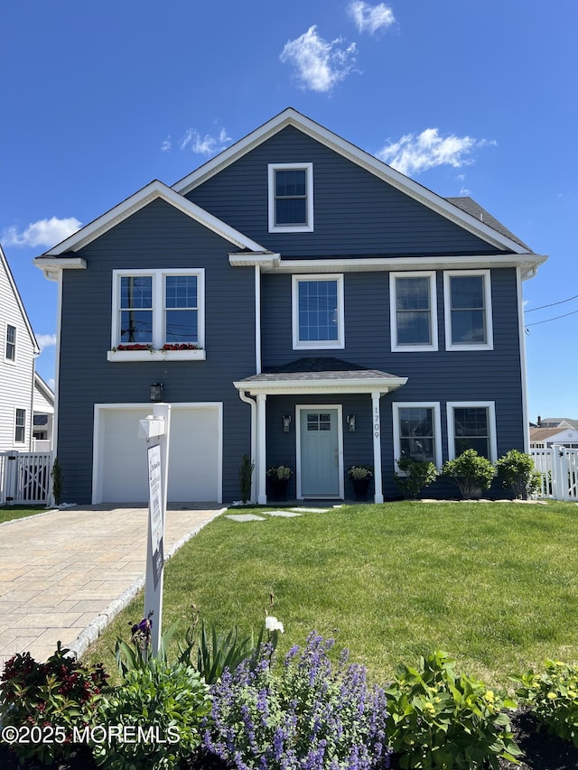 1709 Certainty Dr, Point Pleasant, NJ 08742 - view of front of property featuring a garage and decorative driveway